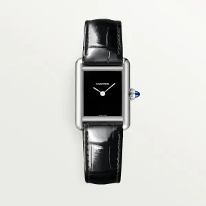 Cartier Tank Must Watch Small Model Black WSTA0071