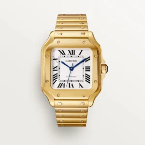 Cartier Santos Medium Model Gold WGSA0030