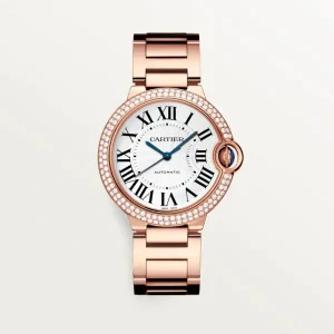 CARTIER Ballon Bleu BLEU Diamond Rose Gold 36mm WJBB0067