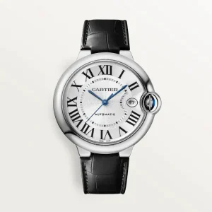 CARTIER BALLON BLEU Black Alligator Strap 40mm WSBB0039