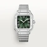 Cartier Santos Medium Model Green WSSA0061