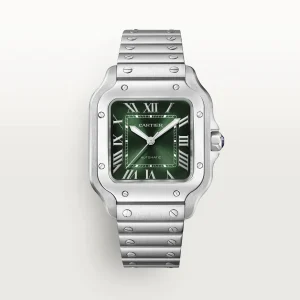 Cartier Santos Medium Model Green WSSA0061