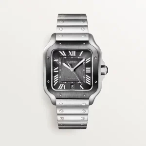 Cartier Santos Large Model Grey WSSA0037