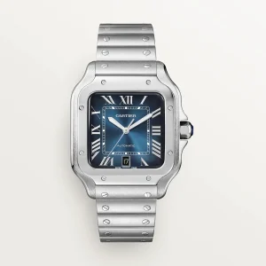 Cartier Santos Large Model Blue WSSA0030
