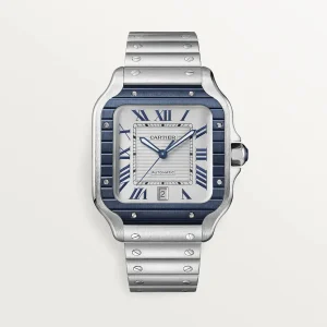 Cartier Santos Blue PVD Bezel WSSA0047