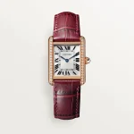 Tank Louis Cartier Watch Small Model Diamond Red WJTA0037