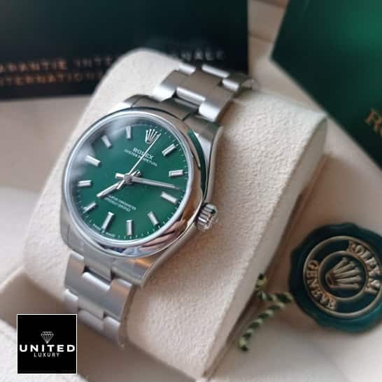 Rolex Perpetual 31 277200 Stainless Steel Case Replica & clock cushion