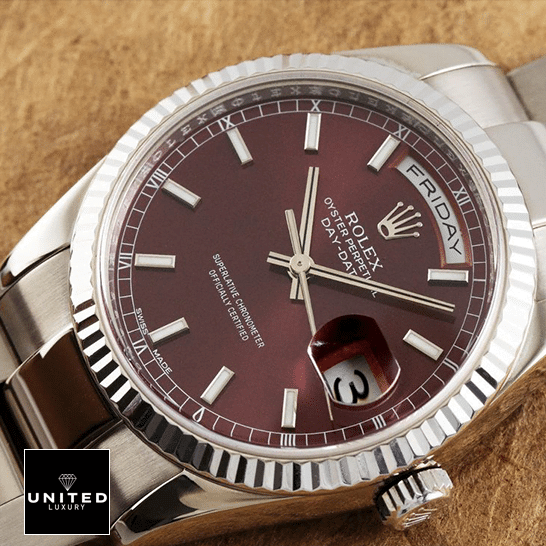 Rolex Day-Date 36 White Gold 118239-0304 Replica 2 Rolex Day-Date 36 Purple Dial 118239-0304 Replica
