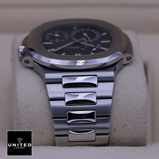 Patek Philippe 5712/1A Moon Phase Replica 5 Patek Philippe 57121A-001 Nautilus Steel Blue Dial Moon Phase Replica in the box