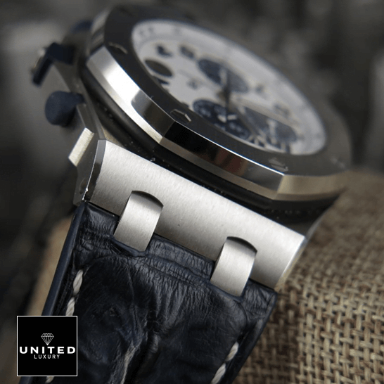 Audemars Piguet Royal Oak Offshore 26170ST.OO_.D305CR.01 Replica leather blue bracelet