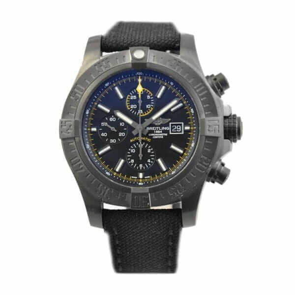 breitling-super-avenger-ii-chrono-black-steel-limited-m133711a-bf30-replica-600x600