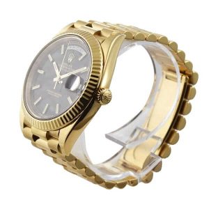 rolex-day-date-40mm-228235-2018-ew-yellow-gold-black-diagonal-dial-replica-600x600