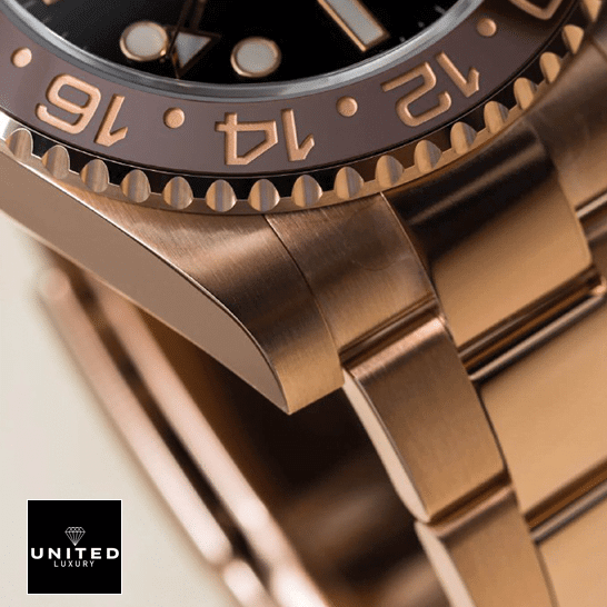 Rolex GMT-Master II 126715CHNR-0001 Rose Gold Automatic Black Dial Oyster Replica 3 Rolex GMT-Master II 126715CHNR-0001 Rose Gold Oyster Bracelet Replica