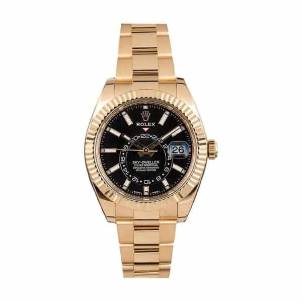 rolex-sky-dweller-black-dial-yellow-gold-326938-replica-600x600
