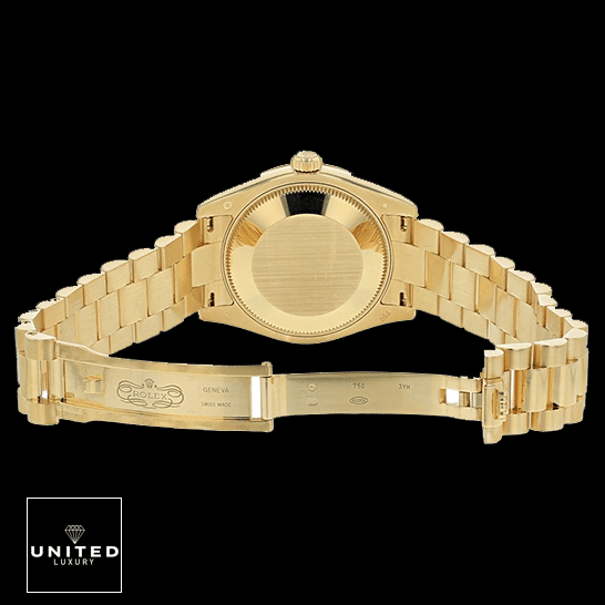 Rolex Datejust 178288 Gold Mother Of Pearl Dial Replica 4 Rolex Datejust Diamond Gold 178288-0001 Replica open fold clasp