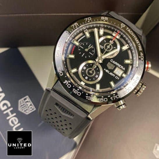 TAG Carrera Black Rubber Replica 2 Tag Carrera Black Rubber Replica Black Bezel Stick Hour Makers