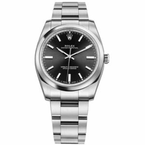 Rolex Oyster Perpetual Automatic Black Dial Ladies 114200 Replica