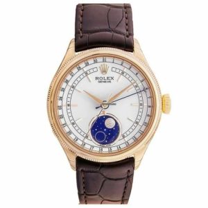 Rolex Cellini Moonphase White Dial New 50535-0002 Replica