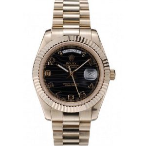 Superclone Rolex Day-Date 41mm Black Dial 41998