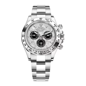 Cosmograph Daytona 116509 Meteorite Dial Steel and Black Oyster White Gold