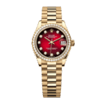 Rolex Datejust 31  Oyster, 31 mm, yellow gold and diamonds