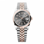 Datejust 36 mm Oystersteel and Everose gold Reference 126201