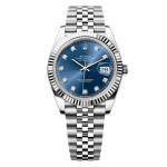 Rolex Datejust 41 Bright Blue Diamond Dial, Steel & White Gold, 126334