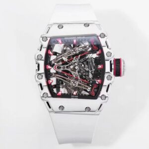 Richard Mille Men's Collection RM38-02 Pink Theme Skeleton Tourbillon Watch