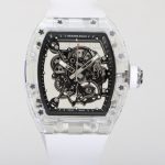 Richard Mille RM 055 Super Clone - Crystal Case White Rubber