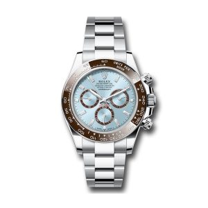 Daytona 126506-0002 Platinum Ice Blue Dial Diamond Indexes