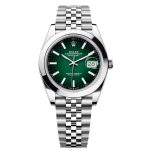 Rolex 2026 New Release Datejust 41mm Green Ombré Dial Smooth Bezel Jubilee Bracelet