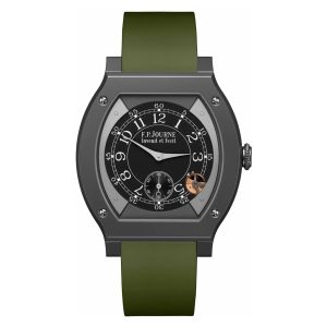 F.P.Journe élégante 48 Titalyt 40mm Black Dial Titanium Rubber Strap