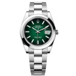 Rolex 2026 New Release Datejust 41mm Green Ombré Dial Smooth Bezel Oyster Bracelet